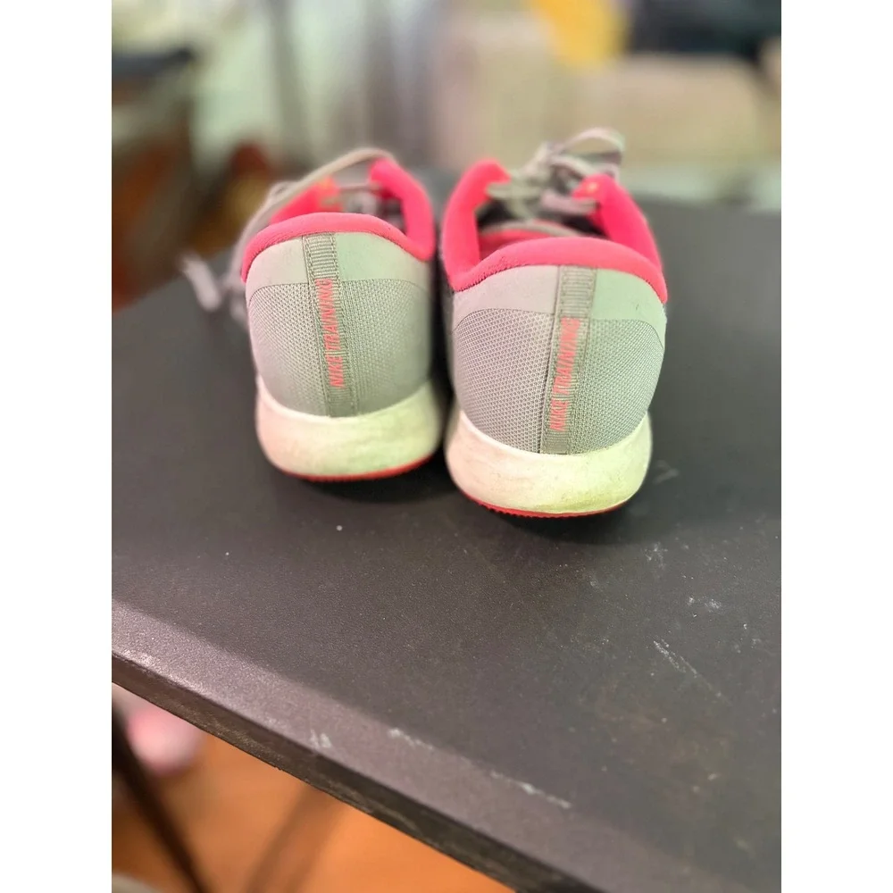 Nike Flex TR 7 Womens Training Shoes Grey Pink 898479-006 Size 9.5